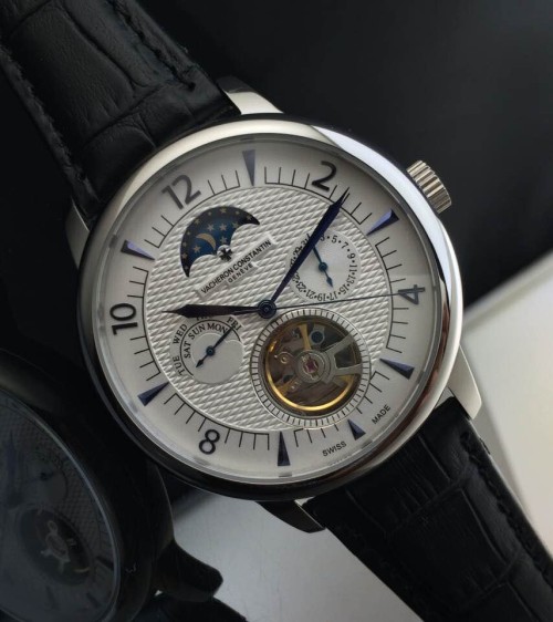VACHERONCONSTANTIN (custom급 남성용 Swiss eta Automatic Movment,Sapphire Glass,Italy Leather Band)
