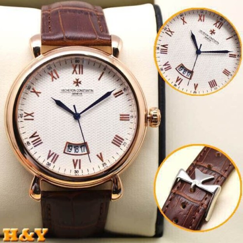 VACHERONCONSTANTIN(custom급 남성용 Swiss eta Automatic Movment,Sapphire Glass,Italy Leather Band)