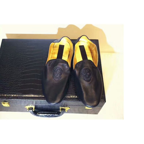 [Alexander mcqueen] Men's Zipper Shoes 170711-9