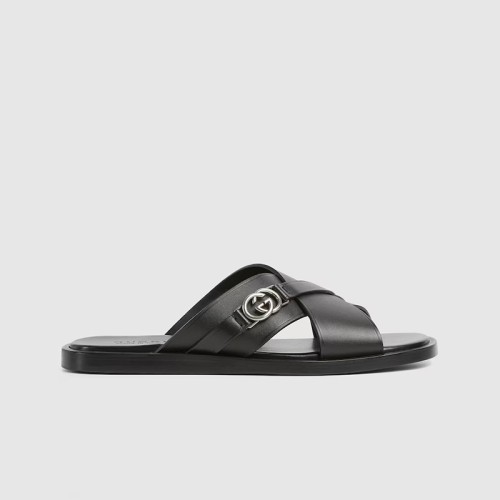 [Gucci] 구찌 인터로킹 G 슬라이드 샌들 831275 DTN00 1000