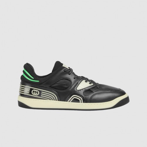 [Gucci] 구찌 굿 게임 구찌 베스킷 스니커즈 블랙 데메트라 722428-2SHJ0-1000