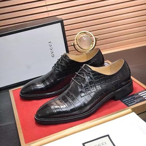 [Gucci] 구찌 레더 옥스포드 슈즈 21052030
