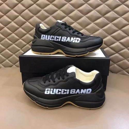 [Gucci] 구찌-라이톤 Gucci Band 레더 스니커즈 21032639