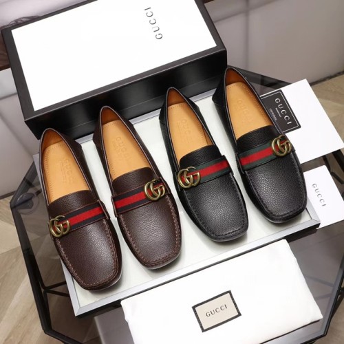 [Gucci] 구찌 로고 레더 로퍼 20071639