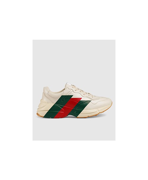 [Gucci] 구찌 남/여 웹 프린트 라이톤 스니커즈 19072230