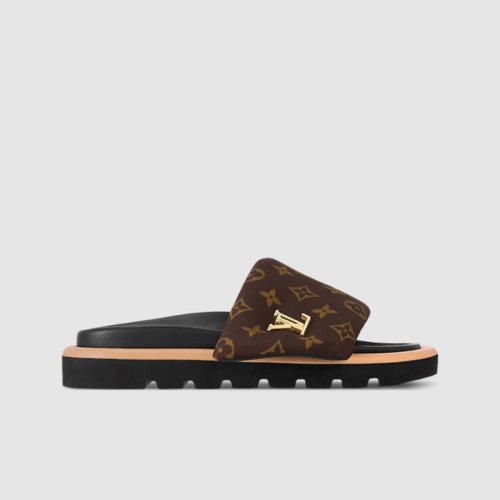 [Louis vuitton] 루이비통 풀 필로우 플랫 컴포트 뮬 1ABGIU