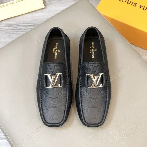 [Louis vuitton] 루이비통 로고 레더 슬립 온 로퍼 22061531