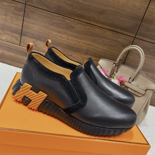 [Hermes] 에르메스 로고 로퍼 스니커즈 24041630