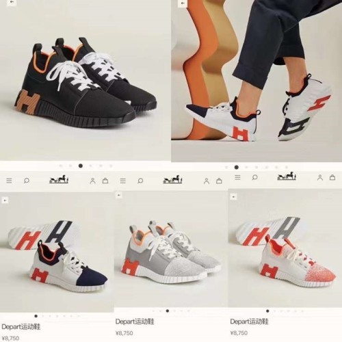 [Hermes] 에르메스 디파트 바운싱 스니커즈 23122731