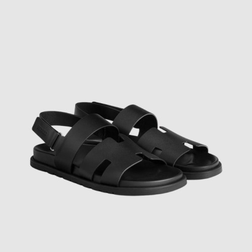 [Hermes] 에르메스 지니어스 샌들 카프스킨 & 느와르 H231695ZH02