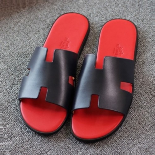 [Hermes] 에르메스 클래식 오아시스 레더 슬리퍼 19052330
