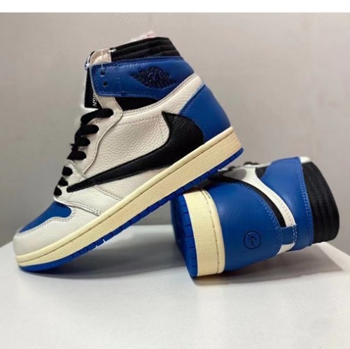 [NIKE] 나이키 에어조던1 트래비스 스캇 프라그먼트 하이 밀리터리 블루 DM7866-140