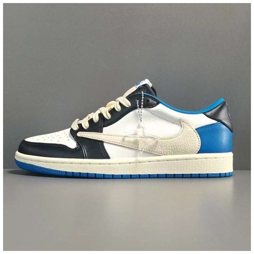 [NIKE] 나이키 에어조던1 트래비스 스캇 프라그먼트 로우 밀리터리 블루 DM7866-140