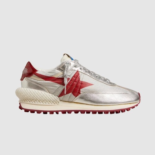 [Golden Goose] 골든구스 레드 스타 마라톤 스니커즈 실버 GWF00684.F005631.70217