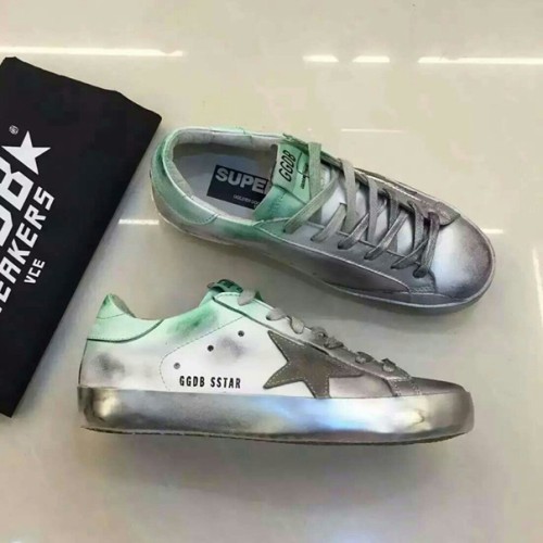 [Golden Goose] 골든구스 슈퍼스타 실버그린 스포티드