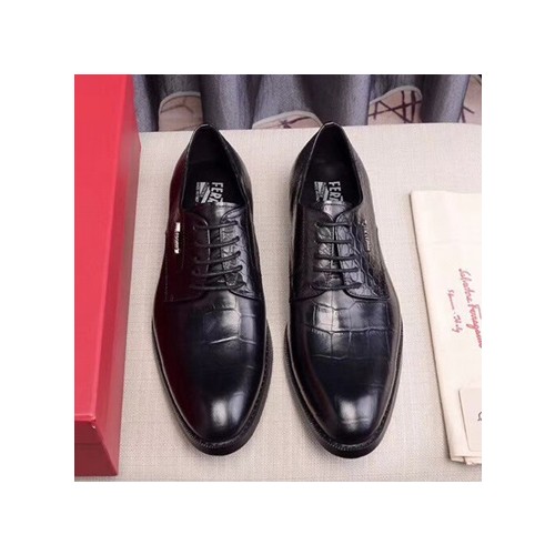 [Ferragamo] 페레가모 레더 슈즈 19090239