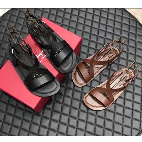 [Ferragamo] 페레가모 레더 샌들 18061231