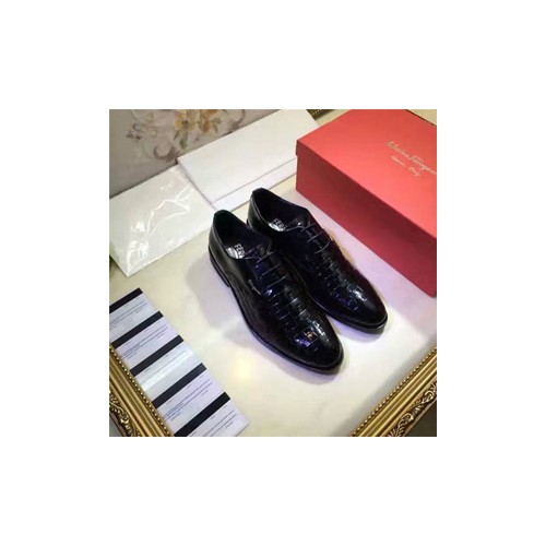 [Ferragamo] Men's Leather Shoes 161019-3