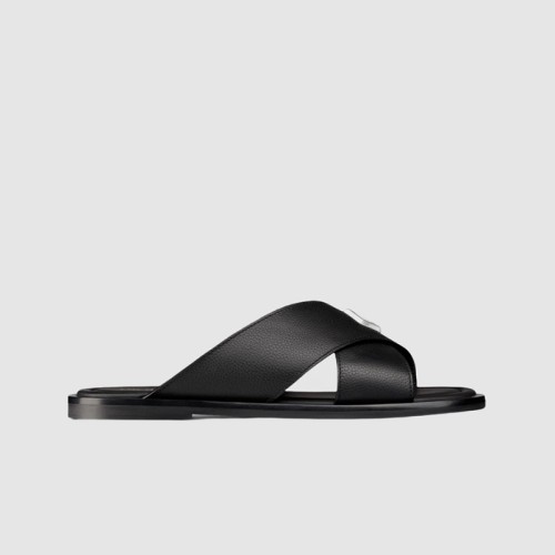 [Dior] 디올 알리아스 블랙 그레인드 카프스 슬라이드 3SA125YJK-H900