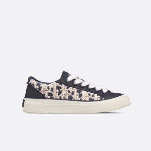 [Dior] 디올 B33 Oblique 입체 자수 스니커즈 네이비 3SN303ZYQ_H561