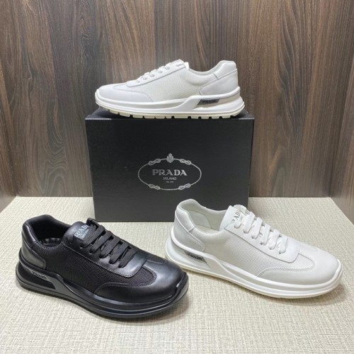 [Prada] 프라다 메쉬 레더 스니커즈 21070135