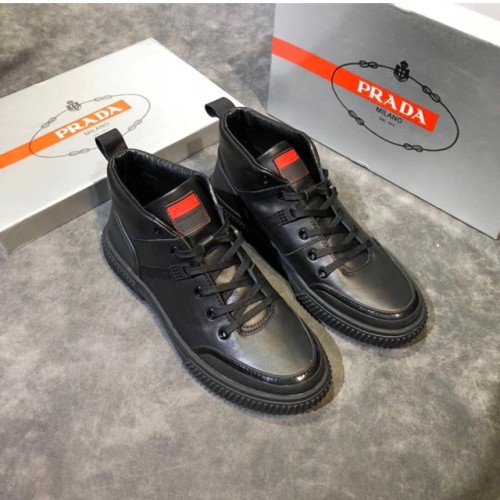 [Prada] 프라다 하이탑 스니커즈 18100830