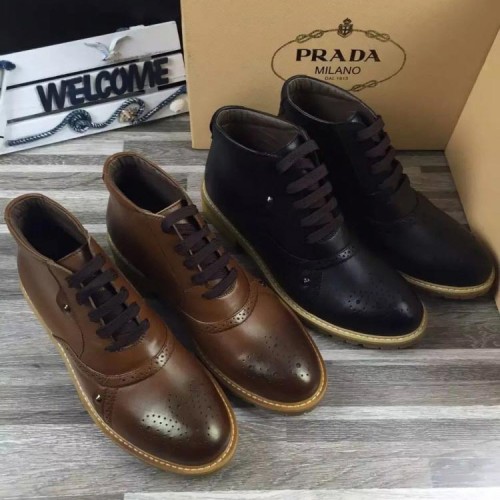 [Prada] 프라다 하이탑 스니커즈