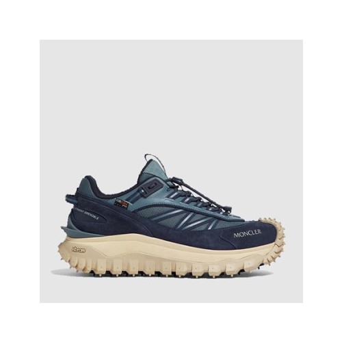 [Moncler] 몽클레어 트레일그립 스웨이드 앤 레더 스니커즈 라피스 블루 J2-09A-4M00150-M4323-71I