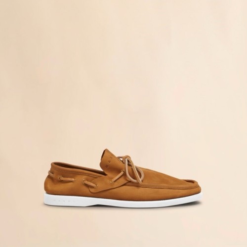 [MARNI] 마르니 브라운 누벅 보트 로퍼 MOMS005902P732500M37