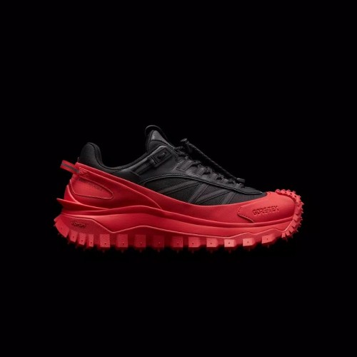 [Moncler] 몽클레어 TRAILGRIP GTX 블랙 & 레드 스니커즈 H209A4M00100M2058P49