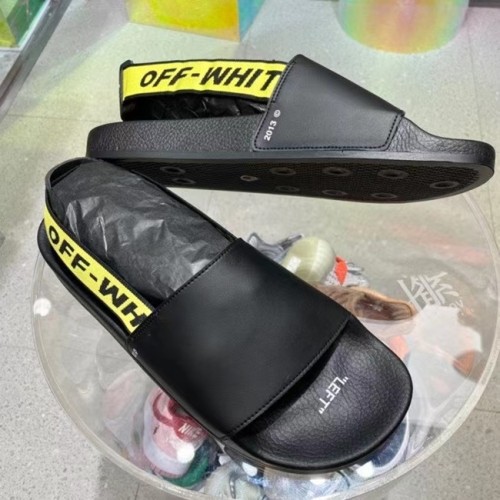 [Off-White] 오프화이트 남/여 프린팅 로고 샌들 슬리퍼 21042035