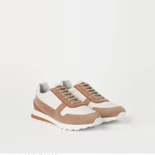 [Brunello Cucinelli] 브루넬로 쿠치넬리 스웨이드 레더 러너 스니커즈 MZUAVLA289 CQP17