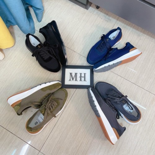 [Brunello Cucinelli] 브루넬로 쿠치넬리 남성 코튼 니트 러너 스니커즈 2407234