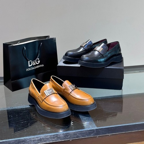 [D & G] 돌체앤가바나 브러싱 카프스킨 로퍼 A30203AB64080999