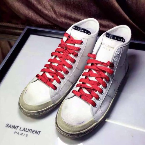 [Saint Laurent] 생로랑 코트 클래식 서프 가죽 스니커즈