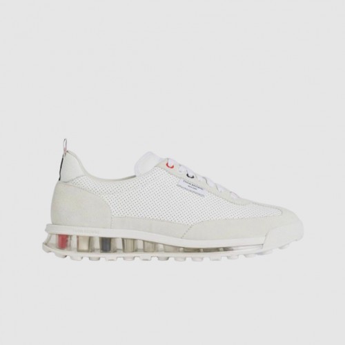 [Thom Browne] 톰브라운 비텔로 카프 레더 클리어 솔 테크 러너 화이트 MFD239B-05584-100