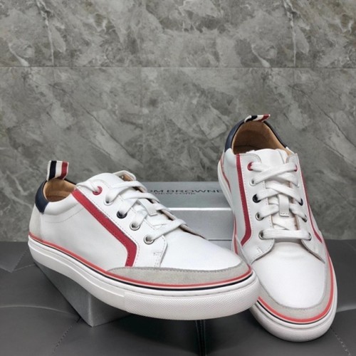 [Thom Browne] 톰브라운 레더 배색 스니커즈 21081134