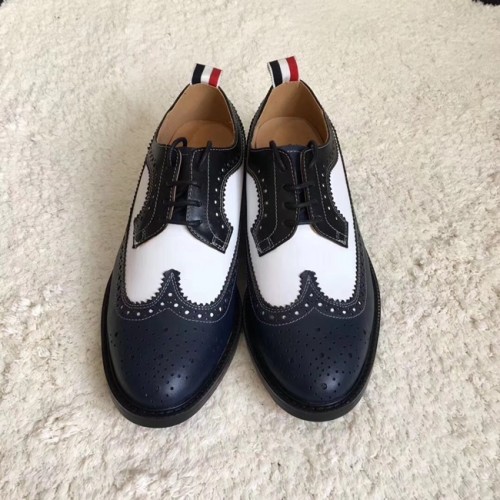 [Thom Browne] 톰브라운 남/여 배색 윙팁 슈즈 19102138