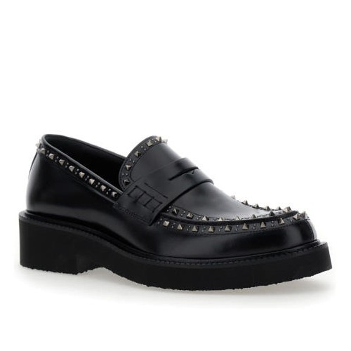 [Valentino] 발렌티노 가라바니 Gentleglam 레더 로퍼 구두 10085653