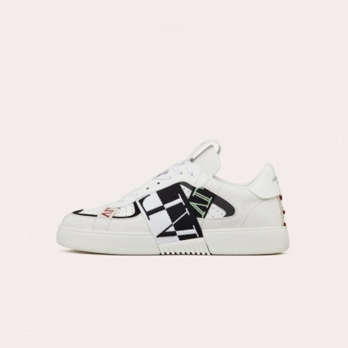 [Valentino] 발렌티노 VL7N 로우탑 밴드 디테일 송아지 가죽 스니커즈 4Y2S0C58UVH_YEA