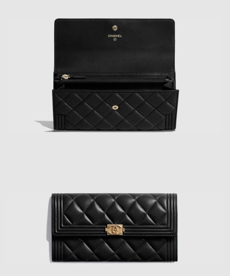 [CHANEL-샤넬]보이 플랩 장지갑 A80286