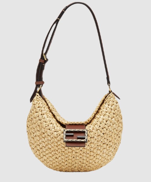 [FENDI-펜디]우븐 스트로 크루아상백 8BR790