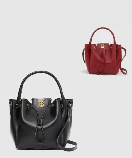 [BURBERRY-버버리]TB 모티프 레더 버킷백 80285411