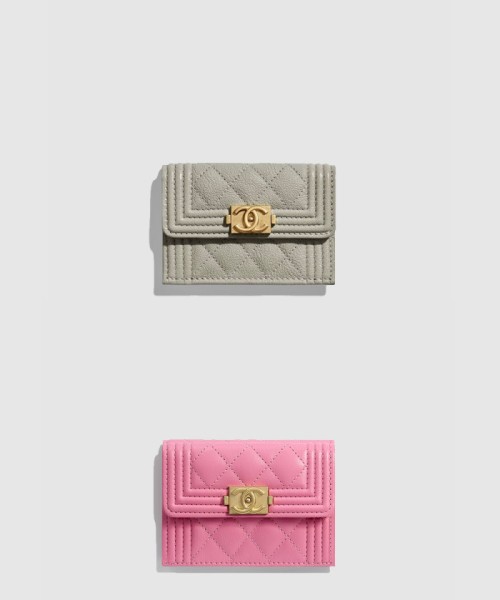 [CHANEL-샤넬]보이 컴팩트 카드지갑 A84432