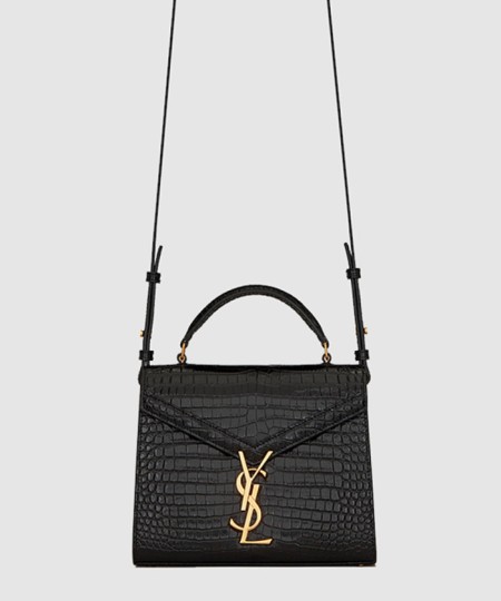 [SAINT LAURENT-생로랑]카산드라 탑핸들백 크로커 미니 623930