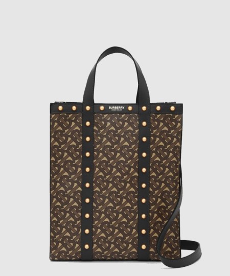 [BURBERRY-버버리]모노그램 E-캔버스 포트레이트 토트백 80250681