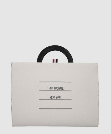 [THOM BROWNE-톰브라운]페이퍼 라벨 토트백 MAG113
