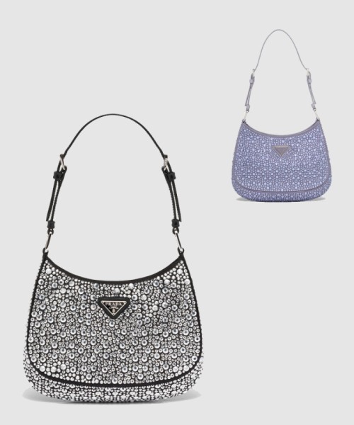 [PRADA-프라다]크리스탈 클레오 숄더백 1BC169