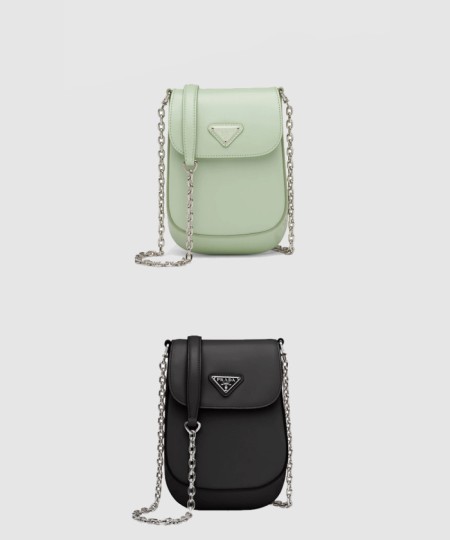[PRADA-프라다]브러시드 미니 크로스백 1BH185
