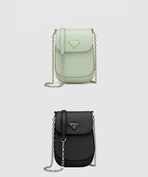[PRADA-프라다]브러시드 미니 크로스백 1BH185